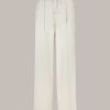 Windsor Satin-Marlene-Hose Im Jogger-Stil In Creme Hosen & Jeans