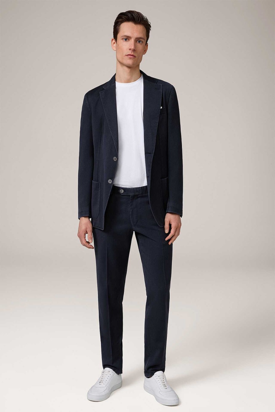 Windsor Frosted-Wool-Hose Santios In Navy Hosen & Jeans