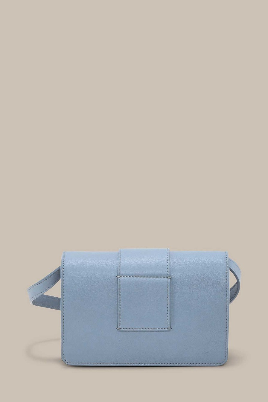 Windsor Crossbody-Bag Aus Nappaleder In Blau Taschen