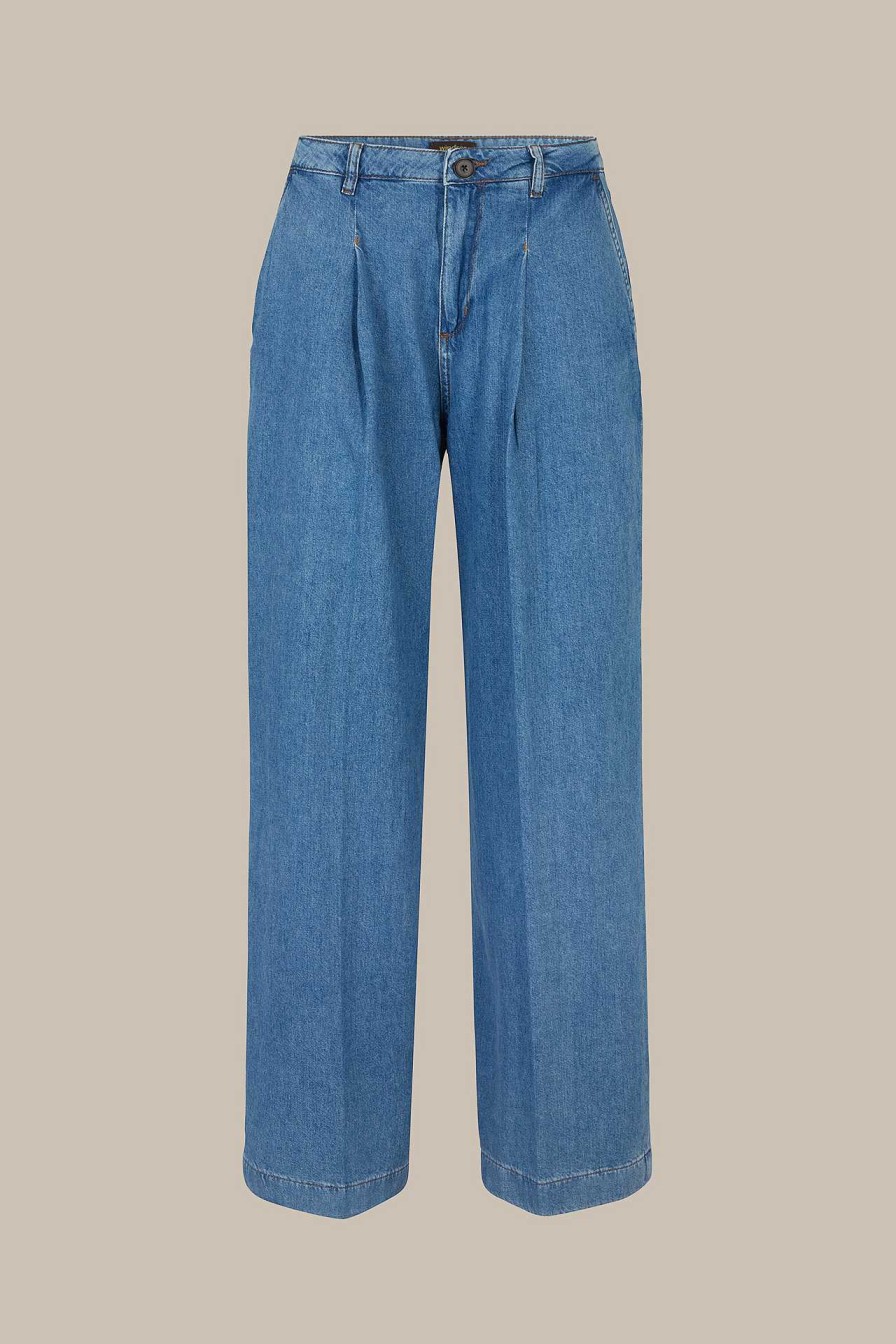 Windsor Jeans-Palazzo-Hose In Light Blue Washed Blau Hosen & Jeans